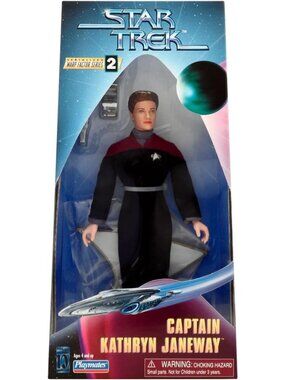 9in Star Trek Voyager Action Figure - Kathryn Janeway Collectible Toy